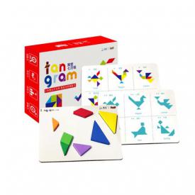 七巧板儿童玩具益智力磁力拼图幼儿园教具小学生用一二年级教学